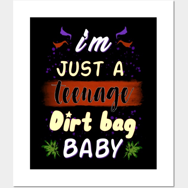 Teenage Dirt Bag Wall Art by Milasneeze